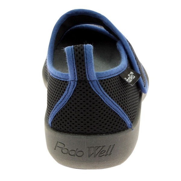 Ballerines en tissu femme TARNOS Stretch noir vue de derrière PODOWELL Ballerines en tissu femme TARNOS Stretch noir vue de derrière PODOWELL