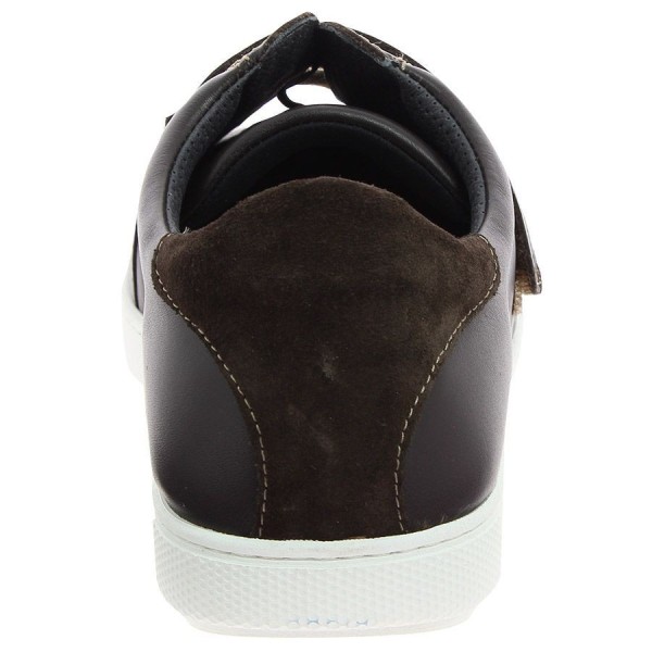 Baskets orthopédiques Chut Yves chocolat vue de derrière PODOWELL Baskets orthopédiques Chut Yves chocolat vue de derrière PODOWELL