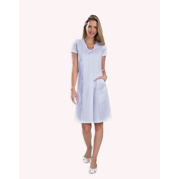 Blouse ANEMONE SM 2752 2752.SM B4 - PC Blanc/Marine REMI CONFECTION Blouse ANEMONE SM 2752 2752.SM B4 - PC Blanc/Marine REMI CONFECTION
