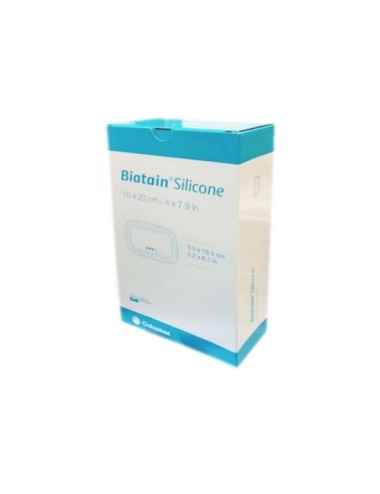 Biatain Adhésif Silicone 10 x20 cm COLOPLAST