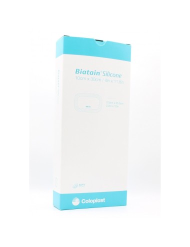 Biatain Adhésif Silicone 10 x 30 cm COLOPLAST