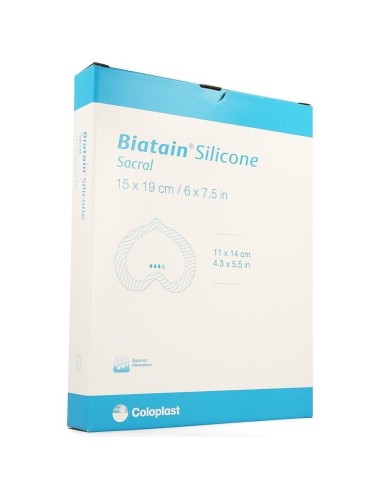 Biatain Silicone Sacrum 15 x 19 cm COLOPLAST