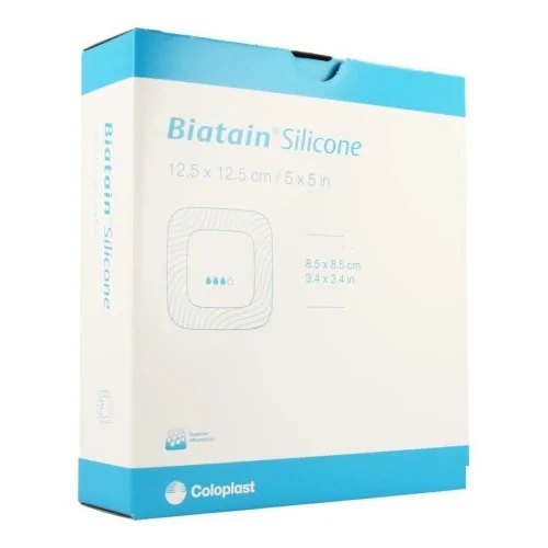 Biatain Adhésif Silicone 12,5 x 12,5 cm COLOPLAST
