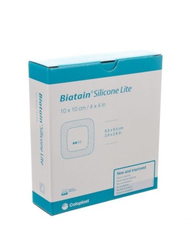 Biatain Adhésif Silicone Lite 10 x 10 cm COLOPLAST