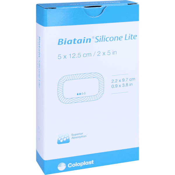 Biatain Silicone Lite 5 x 12,5 cm COLOPLAST - ATPM Services