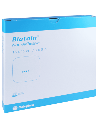 Biatain pansement non adhésive 15x15 cm COLOPLAST