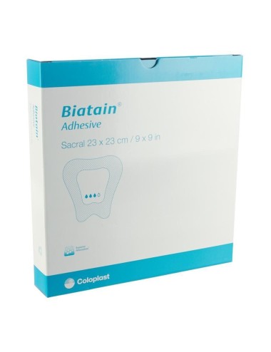 Biatain pansement adhésive sacrum 23 x 23 cm COLOPLAST