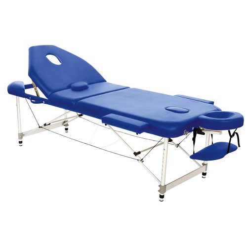 Table de massage pliante en Aluminium Motti bleu JOLETI