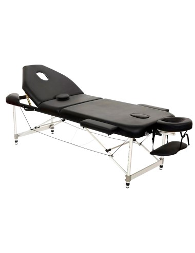 Table de massage pliante en Aluminium Motti noir JOLETI