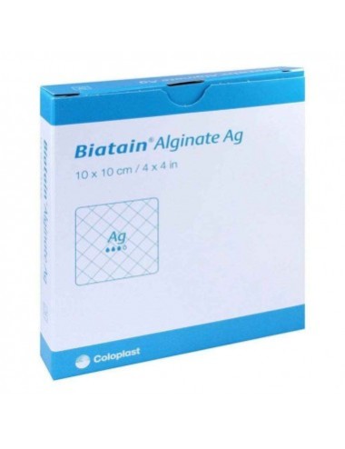 Biatain Alginate Ag 10x10 cm COLOPLAST