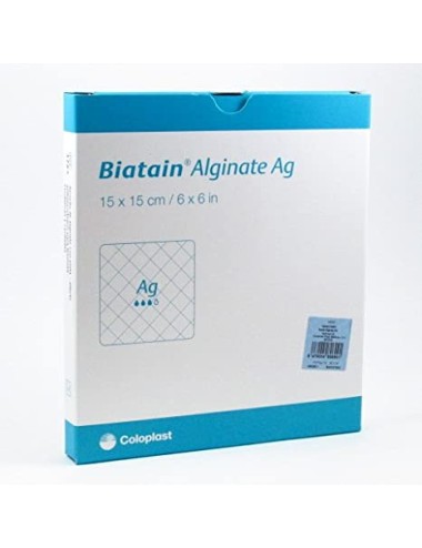 Biatain Alginate Ag 15x15 cm COLOPLAST