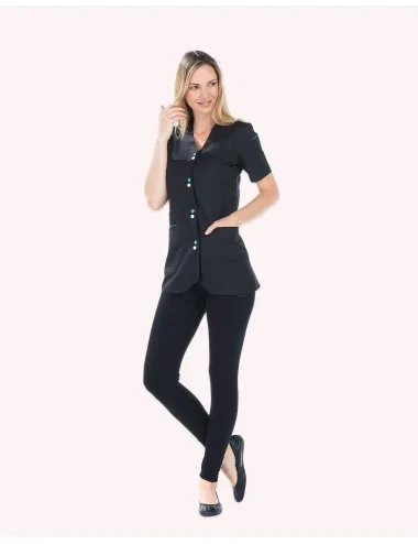 Tunique MAELLE 2651 C410/B0/35 - PC Noir/Blanc REMI CONFECTION