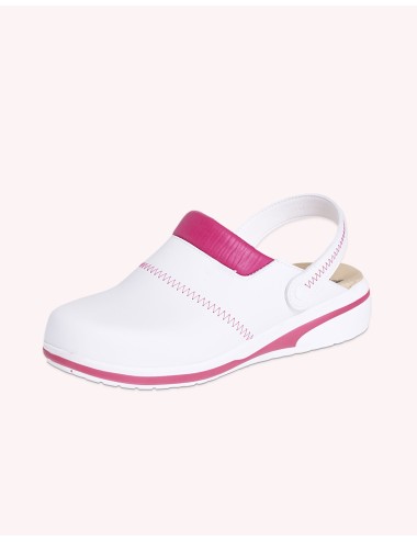 Sabot SABREMI B1 - Blanc/Fuchsia REMI CONFECTION