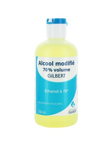 Alcool à usage médical 70° 250ml GILBERT HEALTHCARE