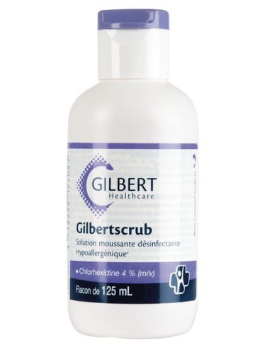 Solution moussante désinfectante Gilbertscrub 125ml GILBERT HEALTHCARE