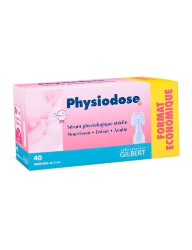 Physiodose sérum physiologique stérile 40x5ml GILBERT