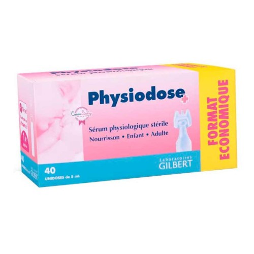 Physiodose sérum physiologique stérile 40x5ml GILBERT