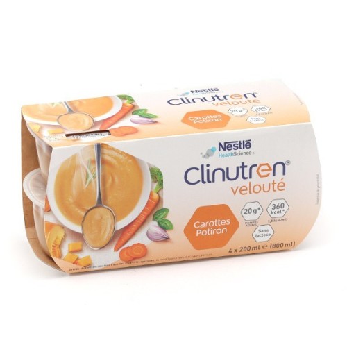 Clinutren soupe velouté Carottes Potiron NESTLE