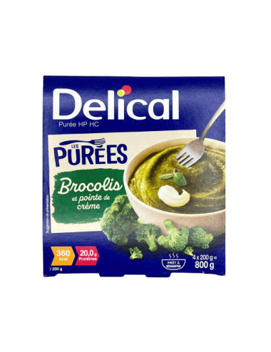 DELICAL PURÉE HP HC - Petits pois - Carottes - Brocolis - Céleri