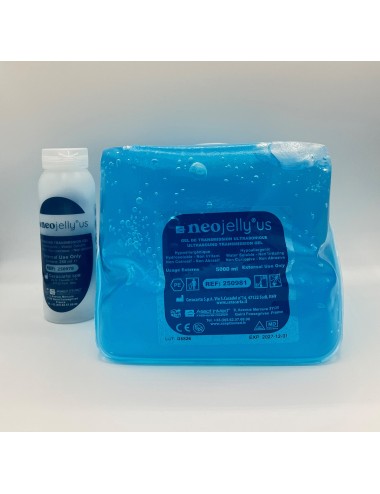 Gel de transmission ultrasonique Unigel - 5 Litres bleu