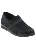 Mocassins pour femme CHUT NELIA Noir Podowell vue de côté