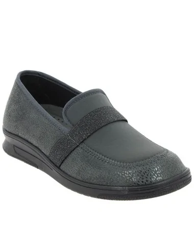 Mocassins pour femme CHUT NELIA Gris Podowell vue de côté