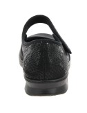 Ballerines orthopédiques pour femme CHUT NEVA Noir Podowell vue de derrière