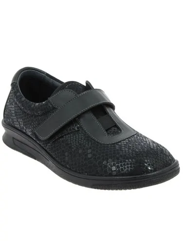 Chaussures fermées CHUT NOVA pour femme noir Podowell vue de côté