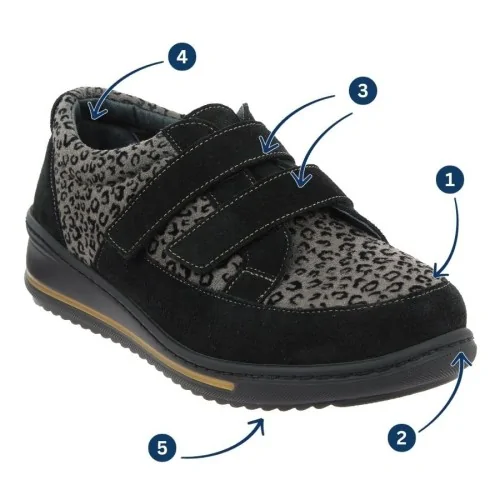 Sneakers baskets pour femme CHUT SUZIE PODOWELL Beige vue de côté