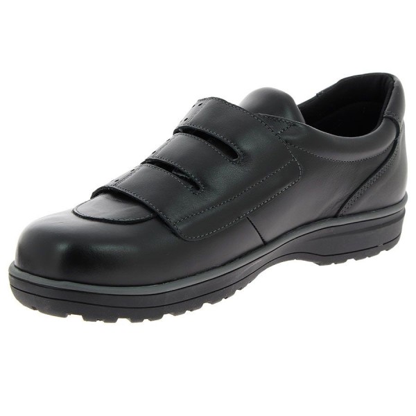 Chaussure fermée pour homme et femme CHUT ALPHONSE PODOWELL Noir vue de côté Chaussure fermée pour homme et femme CHUT ALPHONSE PODOWELL Noir vue de côté