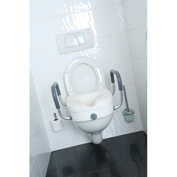 Rehausseur WC TINA 12 cm VERMEIREN avec accoudoirs