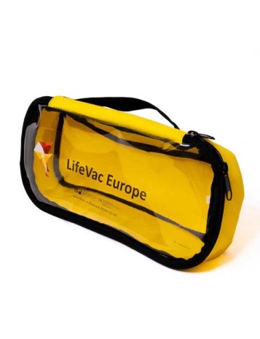 Sac de voyage jaune pour dispositif anti-étouffement Lifevac