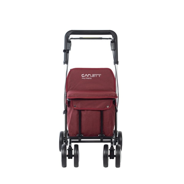 CADDIE DE COURSES ROLLATOR CARLETT LETT800 ROUGE MOBIO