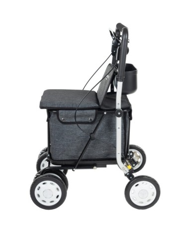 CADDIE DE COURSES ROLLATOR CARLETT LETT900 GRIS MOBIO