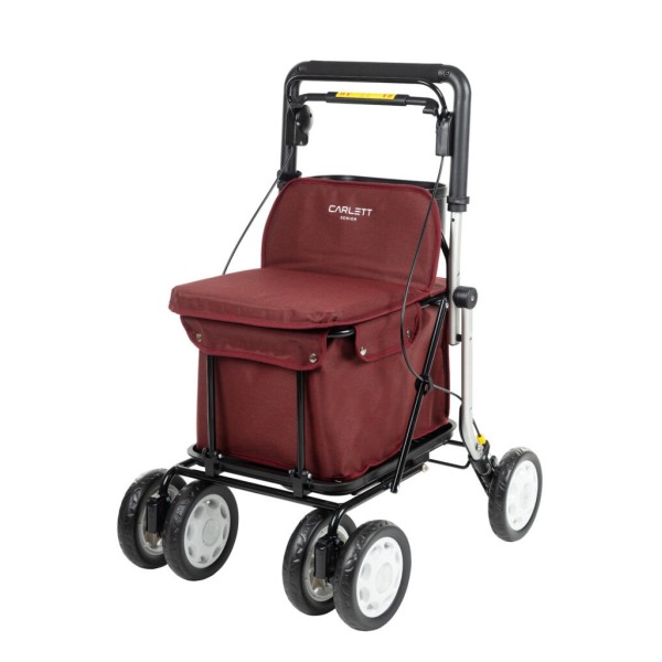 CADDIE DE COURSES ROLLATOR CARLETT LETT900 ROUGE MOBIO