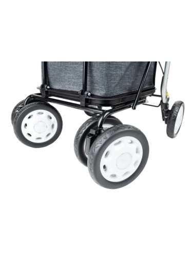 ROUES CADDIE DE COURSES ROLLATOR CARLETT LETT900 GRIS MOBIO