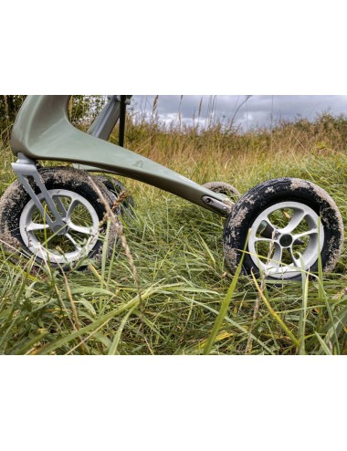 Roues Rollator Carbon Overland Vert Defender Mobio