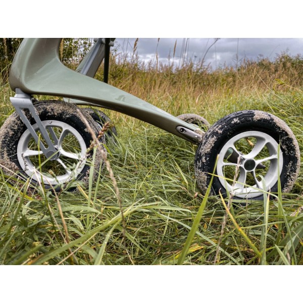 Roues Rollator Carbon Overland Vert Defender Mobio