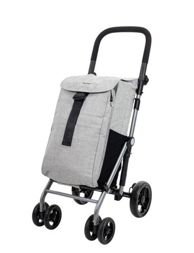 Chariot de course, caddie de course Carlett Shopping LETT435 Gris Mobio