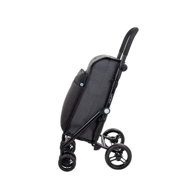 Chariot de course, caddie de course Carlett Shopping LETT439 Noir Mobio