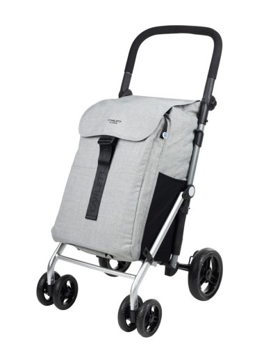 Chariot de course, caddie de course Carlett Shopping LETT475 Gris Mobio