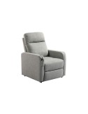 Fauteuil releveur Elyne gris 1 ou 2 moteurs micro-lin EMICONFORT