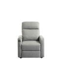 Fauteuil releveur Elyne gris 1 ou 2 moteurs micro-lin EMICONFORT