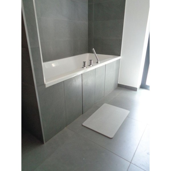 Tapis de bain en diatomite Gris perle Tapis de bain en diatomite Gris perle