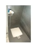 Tapis de douche Antigua blanc