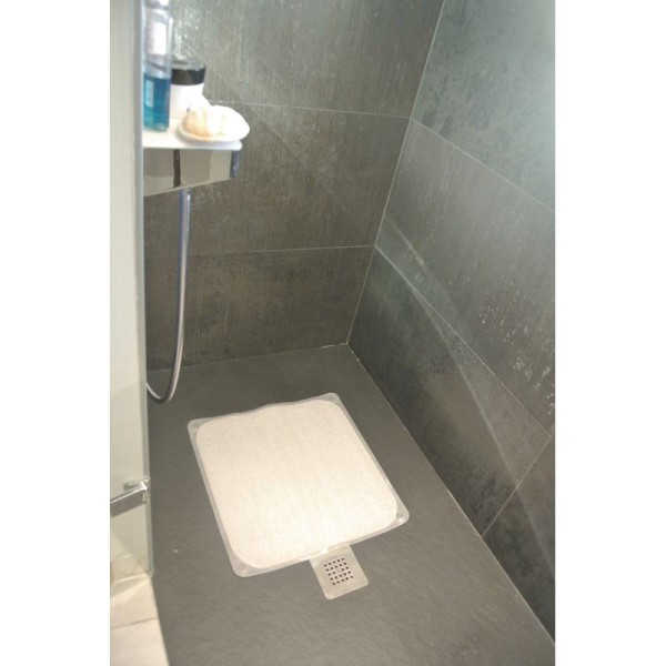 Tapis de douche Antigua blanc