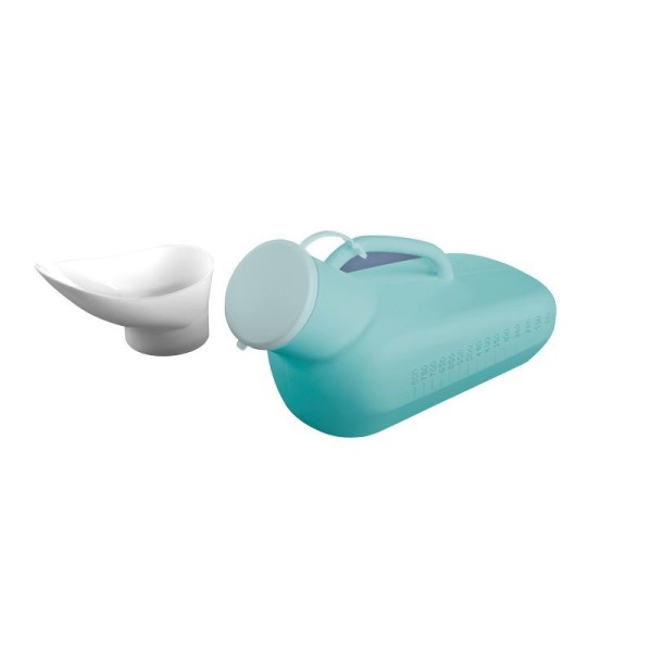 Urinal unisexe avec couvercle Urinal unisexe avec couvercle