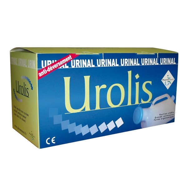 Boîte urinal homme Urolis anti-déversement PHARMAOUEST