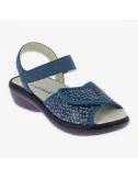 Sandales orthopédiques femme CHUT Demi Bleu PODOWELL