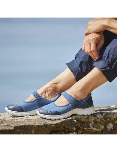 Basket confort femme CHUT Melba Bleu PODOWELL
